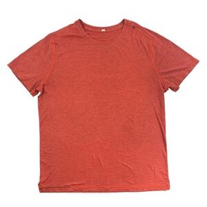 Lululemon Metal Tech Men’s Athletic Shirt XL - Red-Orange